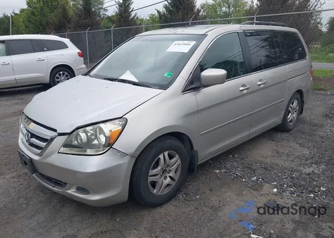 2006 Honda Odyssey Ex-L from USA, damaged, VIN 5FNRL38756B049545